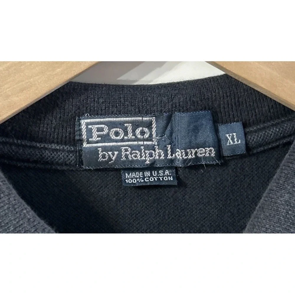 Mens Vintage Polo Ralph Lauren Stampede International Challenge Polo USA L/XL